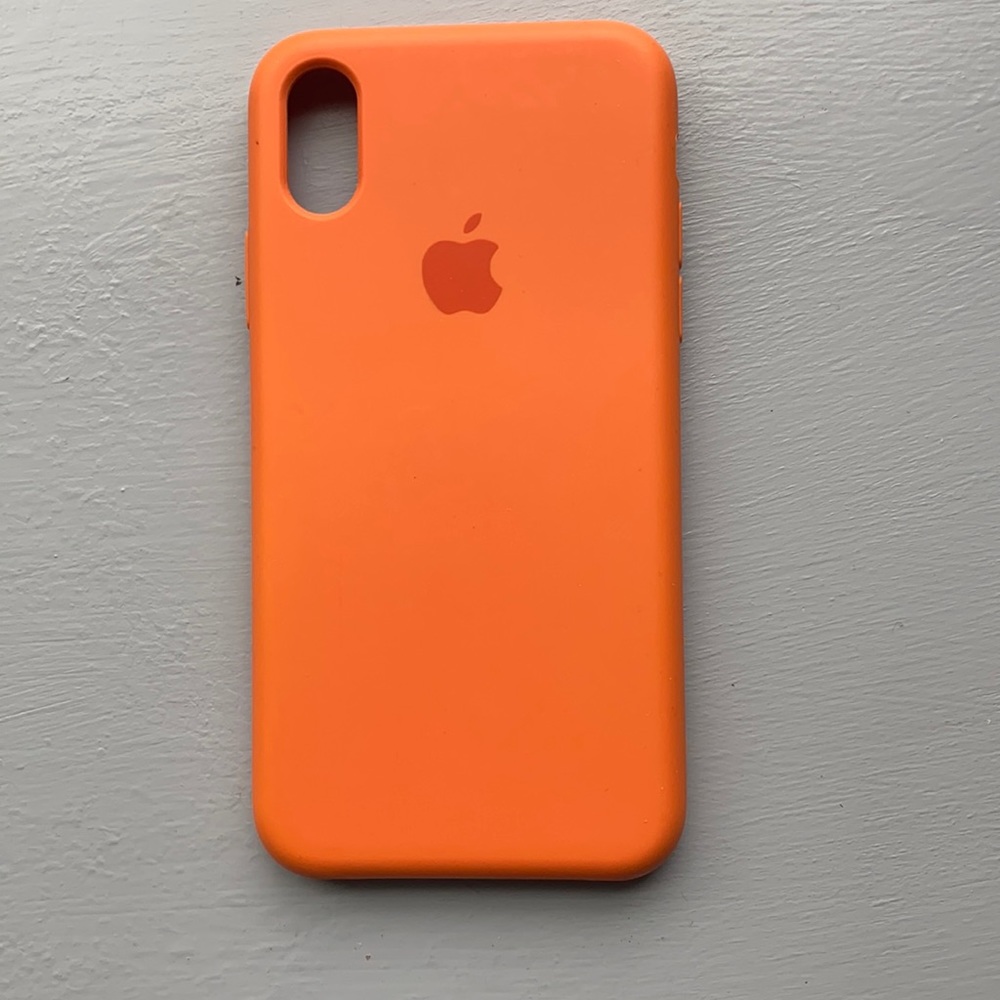 iphone Xs orange phone case